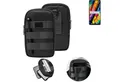 K-S-Trade Handyhülle für TCL PLEX, Holster Gürtel Tasche Handy Tasche Schutz Hülle dunkel-grau viele