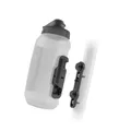 Wasserflasche Twist 750ml Weiß/Transparent + Angriff für Bike FL TS 09676 ( Clr