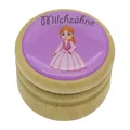 Milchzahndose Prinzessin Zahndose Milchzähne Bilderdose aus Holz 7026