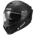 LS2 FF817 Challenger II Solid Integralhelm Tourenhelm schwarz matt black L