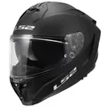 LS2 FF817 Challenger II Solid Motorradhelm (Schwarzmatt) Gr: L (59)