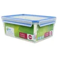 Emsa 508546 Clip & Close   Rechteckige Frischhaltedose   mit Deckel   3.7 Liter