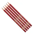 5x STABILO® Bleistift Bleistifte Schwan Mine 2,2mm rot bruchsicher sechskant HB