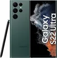 Samsung Galaxy S22 Ultra 5G Smartphone, 6.8 Zoll Dynamic AMOLED Display 2X, 120Hz, HDR10+, 108MP Kamera, 5.000 mAh Akku, Hybrid-SIM, Android 12 to 13 - Deutsche Version (128 GB, Green)