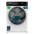 Cecotec Frontlader-Waschmaschine 7 kg Bolero Dresscode 7610 Inverter A. Weiße Frontlader-Waschmaschine mit 7 kg Kapazität, 1400 U/min, Klasse A, Dampffunktion, Inverter Plus Motor, 15 Programme.