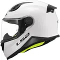 LS2 FF812 Kid Solid Kinder Helm, weiss, Größe S