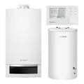 BUDERUS | Gas-Brennwertgerät Komplettset| Logaplus W22A | GB172-24 H | 24 kW