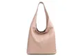 ITALYSHOP24 Shopper Made in Italy Damen echtes Leder Tasche Schultertasche Umhängetasche, Hobo Bag große Hauptfach Alltagstasche mit viel Stauraum leicht bequem