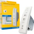 SCHELLENBERG Rollladengurt-Antrieb Unterputz, elektrischer Gurtwickler RolloDrive 45, Lochabstand 135 oder 165 mm, 1-tlg., bis 4 m² Fläche und 12 kg Zugkraft, Rollladensystem Maxi