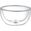 2er Set doppelwandige Glasschalen 220ml – Perfekte Eleganz für Ihre Desserts Transparent - Transparent