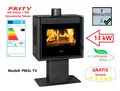 PRITY PM3L-TV, 13kW, Kaminofen, Holzofen, ECODESIGN, BImSchV Stufe 2 konform