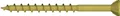REISSER 200x Dielenschraube, 4,8 x 70, TX 15, Stahl, verzinkt, gelb chromatiert