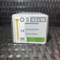 Dielenschraube Ø4,8x70 - T15 200stk / Gelb Verzinkt