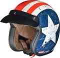 RC-583 Jethelm Motorradhelm Chopper Jet Motorrad Roller Bobber Helm rueger Rebell XS (53-54)