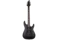 Schecter E-Gitarre, E-Gitarren, ST-Modelle, Demon-6 Aged Black Satin - E-Gitarre