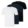 BOSS Herren Classic T-Shirts Kurzarm Shirts Pure Cotton V-Neck 3er Pack, Farbe:Mehrfarbig, Artikel:-984 Navy/White/Black, Größe:XL