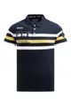 CAMP DAVID Poloshirt mit Streifen-Design und Artworks