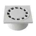 First Plast chpp10g Schachtdeckel Syphom Polypropylen, Grau, 100 x 100 mm