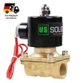 Magnetventil 1 2 G 230V AC Messing N C für Wasser Luft Gas Öl