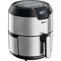 Heißluftfritteuse Easy Fry Deluxe edelstahl/schwarz, 1.400 Watt, Korb 4,2 Liter