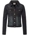 Rock Creek Damen Jeans Jacke Übergangs Jacke Denim Blouson Stretch Kurz Classic Jeansjacken Urban Stonewash D-401 Rinsedblau XXL
