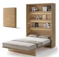 yourhouse24 Schrankbett Bed Concept Vertikal Gästebett Eiche Artisan 90/120/140/160/180cm