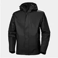 Helly Hansen Regenjacke MOSS JACKET sportlicher Stil, mit wasserdichter Helox+®-Gewebetechnologie schwarz S (48)