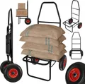 TroniTechnik® Anglerkarre Sackkarre klappbar, Transportkarre bis 100kg, Klappwagen - Luftreifen