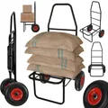 Anglerkarre 100kg Stahl Transportwagen Handwagen Klappbar Sackkarre Angeln