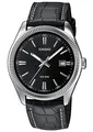 CASIO TIMELESS COLLECTION Quarzuhr MTP-1302PL-1AVEF, Armbanduhr, Herrenuhr, Damenuhr, analog, Datum, Lederarmband