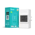 SONOFF THR320D Elite 20A Smart Schalter mit Temperatur und Luftfeuchtigkeit Überwachung mit LCD-Bildschirm,Kompatibel mit Alexa/Google Home/IFTTT.