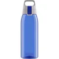 Sigg - Tritan Trinkflasche - Total Color ONE Blue - Für Kohlensäurehaltige Getränke Geeignet - Spülmaschinenfest - Auslaufsicher - Leicht - BPA-frei - Blau - 1L