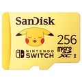 SanDisk MicroSDXC Pokemon 256GB (UHS-I/ V30/ U3/ 4K/ R100/ W90) für Nintendo Switch