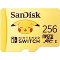 SANDISK Pokémon™ Pikachu microSD™-Karte 256 GB, Flash-Speicherkarte, Gelb