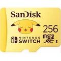 Sandisk SDSQXAO256GGN6ZK Karte MICROSD 256GB Nintendo Switch Pokemon Pikachu