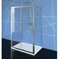 Polysan EASY Duschkabine drei Wänden 1000x800mm, L/R Variante, Klarglas