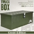 Deichselbox Werkzeugkasten Truckbox Alu Box Transportbox D050 Grün trucky