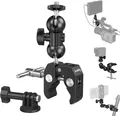 Kamerahalterung Clamp mit Superklemme und Magic Arm - 1,5kg Tragfähigkeit