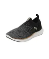 PUMA Damen Softride Remi Slip-on Knit Wn's Road Running Shoe, Black Gold Cool Dark Gray, 38 EU