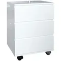 riess-ambiente Rollcontainer, Weiß, Holz, 45x63x40 cm, Arbeitszimmer, Container