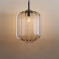 s.luce Galerieleuchte, Klar, Glas, Zylindrisch, 25x27x25 cm, Lampen & Leuchten, Innenbeleuchtung, Hängelampen, Pendelleuchten