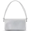 Expatrié Umhängetasche Damen Silber - Juliette - Stylische Clutch für Hochzeit, Party & Freizeit - 2 in 1 Kleine Handtasche - Crossbody Bag für Frauen - Längenverstellbarer Schultergurt