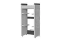 PROREGAL® Standregal Fahrzeugregal KFZ, 2 Kofferebenen, HxBxT 110x52x40cm, Grau/Anthrazit