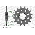 AFAM Standard Stahl Ritzel 21611 520 Für Motorrad Ersatzteile Zubehör