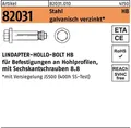 ART 82031 LINDAPTER-Hollo-Bolt St./8.8 HB 10-Größe 3 galv. verzinkt S