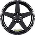 Dotz MarinaBay gunmetal/polished lip 8.5x18 ET35 - LK5/112 ML70.1 Felge Alu