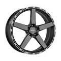 ALUFELGE DOTZ MARINABAY DARK 8.5X18 5X112 GUNMETAL/POLISHED LIP VOZ