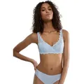 Triumph Balconette-BH Amourette Stretch-Spitze, weich, feminin, breite Träger blau 70