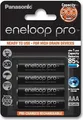 Panasonic Eneloop Pro, Wiederaufladbarer Akku, AAA, Nickel-Metallhydrid (NiMH), 4 Stück(e), 930 mAh, Schwarz