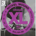 D'ADDARIO EXL120-3D 009"-042" - Saitensätze für E-Gitarre (3 Sets)